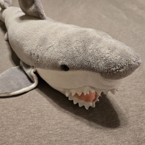 22" Great White Shark Plush - Picture 3 of 5